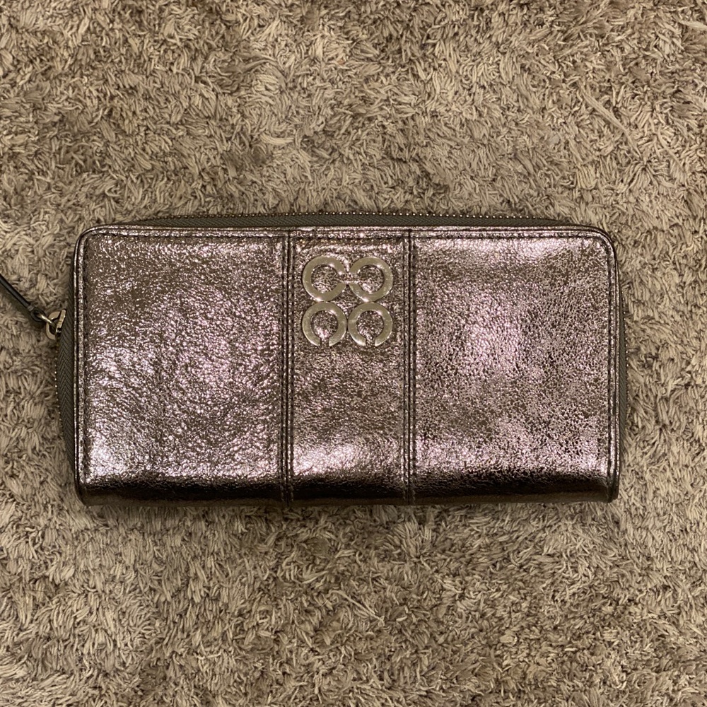 COACH Silver Designer Wallet